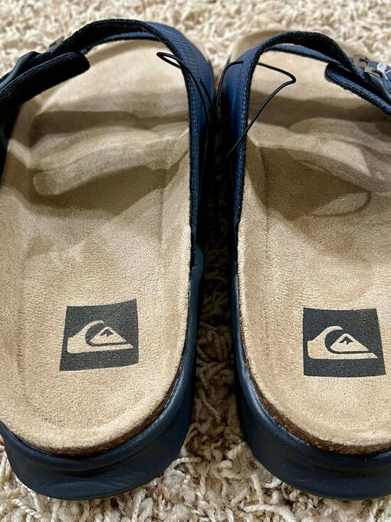 Quiksilver Embark Deck Slide Sandals Shoes Navy, Men’s Size 7 (New) main image 9